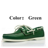 Men Genuine Leather Driving Shoes,New Fashion Docksides Classic Boat Shoe,Brand Design Flats Loafers For Men Women 2019A010