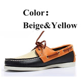 Men Genuine Leather Driving Shoes,New Fashion Docksides Classic Boat Shoe,Brand Design Flats Loafers For Men Women 2019A010