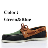 Men Genuine Leather Driving Shoes,New Fashion Docksides Classic Boat Shoe,Brand Design Flats Loafers For Men Women 2019A010