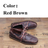 Men Genuine Leather Driving Shoes,New Fashion Docksides Classic Boat Shoe,Brand Design Flats Loafers For Men Women 2019A010