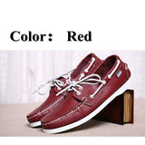 Men Genuine Leather Driving Shoes,New Fashion Docksides Classic Boat Shoe,Brand Design Flats Loafers For Men Women 2019A010