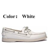 Men Genuine Leather Driving Shoes,New Fashion Docksides Classic Boat Shoe,Brand Design Flats Loafers For Men Women 2019A010