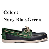 Men Genuine Leather Driving Shoes,New Fashion Docksides Classic Boat Shoe,Brand Design Flats Loafers For Men Women 2019A010