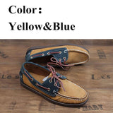 Men Genuine Leather Driving Shoes,New Fashion Docksides Classic Boat Shoe,Brand Design Flats Loafers For Men Women 2019A010