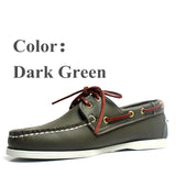 Men Genuine Leather Driving Shoes,New Fashion Docksides Classic Boat Shoe,Brand Design Flats Loafers For Men Women 2019A010
