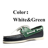 Men Genuine Leather Driving Shoes,New Fashion Docksides Classic Boat Shoe,Brand Design Flats Loafers For Men Women 2019A010