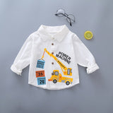 IENENS Autumn Shirts Baby Boys Long Sleeve Striped Print Shirts Kids Tops Tees Shirts Casual Blouse