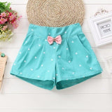 2019 Kids Summer Shorts Bow Princess Shorts For Girls Fashion Girls Shorts Children Pants Girl Short Flower Girls Clothing