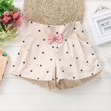 2019 Kids Summer Shorts Bow Princess Shorts For Girls Fashion Girls Shorts Children Pants Girl Short Flower Girls Clothing