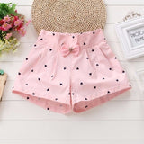 2019 Kids Summer Shorts Bow Princess Shorts For Girls Fashion Girls Shorts Children Pants Girl Short Flower Girls Clothing