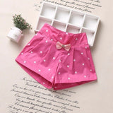 2019 Kids Summer Shorts Bow Princess Shorts For Girls Fashion Girls Shorts Children Pants Girl Short Flower Girls Clothing
