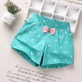 2019 Kids Summer Shorts Bow Princess Shorts For Girls Fashion Girls Shorts Children Pants Girl Short Flower Girls Clothing