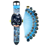 Princess Spiderman Kids Watches Projection Cartoon Pattern Digital Child watch For Boys Girls LED Display Clock Relogio DropShip