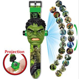 Princess Spiderman Kids Watches Projection Cartoon Pattern Digital Child watch For Boys Girls LED Display Clock Relogio DropShip