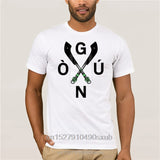fashion Yoruba Orisha Ogun Cruzado tshirt for men 100% cotton awesome Kawaii gents tee t shirts