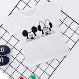 Summer New 2019 Baby Girl Clothes Cartoon Story Mouse Joker Casual Harajuku Tshirt Kids Fashion T-shirt Boys Funny Kawaii Print