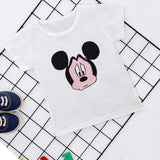 Summer New 2019 Baby Girl Clothes Cartoon Story Mouse Joker Casual Harajuku Tshirt Kids Fashion T-shirt Boys Funny Kawaii Print