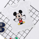 Summer New 2019 Baby Girl Clothes Cartoon Story Mouse Joker Casual Harajuku Tshirt Kids Fashion T-shirt Boys Funny Kawaii Print