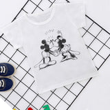 Summer New 2019 Baby Girl Clothes Cartoon Story Mouse Joker Casual Harajuku Tshirt Kids Fashion T-shirt Boys Funny Kawaii Print