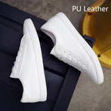 Women shoes 2020 new spring lace-up white shoes woman PU leather solid color casual female shoes women sneakers tenis feminino