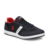 FLO Navy Blue Men Sneaker Shoes 2020 New Casual Shoes Men Leather Flat Shoes Lace-up Low Top Sneakers shoes men Tenis Masculino U.S. POLO ASSN. KARES