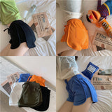 New summer Women Short Pant Casual Lady All-match Loose Solid Soft Cotton Leisure Female Workout Waistband Skinny Stretch Shorts