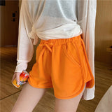New summer Women Short Pant Casual Lady All-match Loose Solid Soft Cotton Leisure Female Workout Waistband Skinny Stretch Shorts