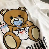 High Quality Baby Girls Cotton T Shirt Children Summer Clothes Fashion Cartoon Bear Pattern Tees Girls Tshirt Kids Casual Tops