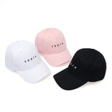 Men Women Embroidery Baseball Cap Youth Letters Baseball Cap Events Team Hat Girls Sun Hat Leisure Adjustable Sports caps