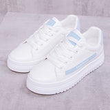 Women Platform Shoes Fashion Sneakers Height Increasing Woman Casual Loafers Comfortable Soft Bottom New Student Skateboarding