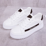 Women Platform Shoes Fashion Sneakers Height Increasing Woman Casual Loafers Comfortable Soft Bottom New Student Skateboarding