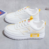 Women Platform Shoes Fashion Sneakers Height Increasing Woman Casual Loafers Comfortable Soft Bottom New Student Skateboarding