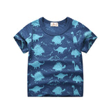 INPEPNOW Children T-shirt for Boy 2020 Animal Print Dinosaur Boys T Shirt for Girls Tops Cartoon Kids tshirt Clothes 5-14 Yrs