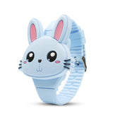 Kids Watches Children Cute Rabbit Cartoon Electronic Watch Boys and Girls Silicone Toy Wrist Watches Gifts Relogio Infantil