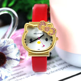 High Quality Cartoon Cute Mesh Stainless Steel Band Quartz Watch Children Kids Girls Boys Casual Bracelet Wristwatch Relogio