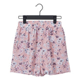 loose boho floral casual women chiffon shorts plus size polka dot shorts Summer M30270