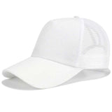 2020 Glitter Ponytail Baseball Cap Women Snapback Dad Hat Mesh Trucker Caps Messy Bun Summer Hat Female Adjustable Hip Hop Hats