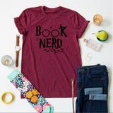 2020 Book Nerd Shirt HP Fans Shirts  Book Lover T-shirt Funny Librarian Tee Wizard Gift Reading tshirt
