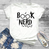 2020 Book Nerd Shirt HP Fans Shirts  Book Lover T-shirt Funny Librarian Tee Wizard Gift Reading tshirt