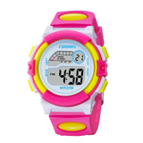 Waterproof Design Kids Watch Cute Pink Girl Digital Sports Led Watch  Date Alarm Week Show Electronic Watch Children Clock reloj