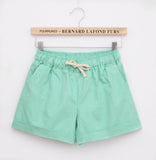 DANJEANER 2018 summer women's home casual elastic waist cotton shorts printed cat pumping self-cultivation shorts candy shorts