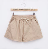 DANJEANER 2018 summer women's home casual elastic waist cotton shorts printed cat pumping self-cultivation shorts candy shorts