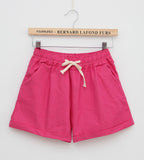 DANJEANER 2018 summer women's home casual elastic waist cotton shorts printed cat pumping self-cultivation shorts candy shorts