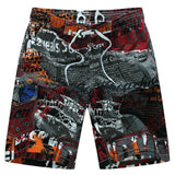 Summer Style 2020 Men Shorts Beach Short Breathable Quick Dry Loose Casual Hawaii Printing Shorts Man Plus Size 6XL