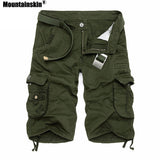 Mountainskin Summer Men's Camo Cargo Shorts Cotton Military Camouflage Male Jogger Board Shorts Men Brand Clothing SA495
