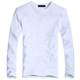 2020 Elastic Mens T-Shirt V-Neck Long Sleeve Men T Shirt For Male Lycra And Cotton T-Shirts Man Clothing TShirt Brand Tees