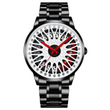 NIBOSI Wheel Rim Hub Watch Custom Design Sport Car Rim Watches Waterproof Creative Relogio Masculino 2020 Watch Man Wrist Watch