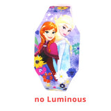 New Luminous Princess Elsa Child Watches For Girl Avengers Captain LED Watch Kids Student Electronic Watch Clock Reloj Infantil