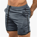 2020 Summer New Men's Tide Brand Cotton Sports Shorts Sik Silk Embroidery Gyms Fitness Leisure Jogging Training Sports Shorts