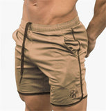 2020 Summer New Men's Tide Brand Cotton Sports Shorts Sik Silk Embroidery Gyms Fitness Leisure Jogging Training Sports Shorts